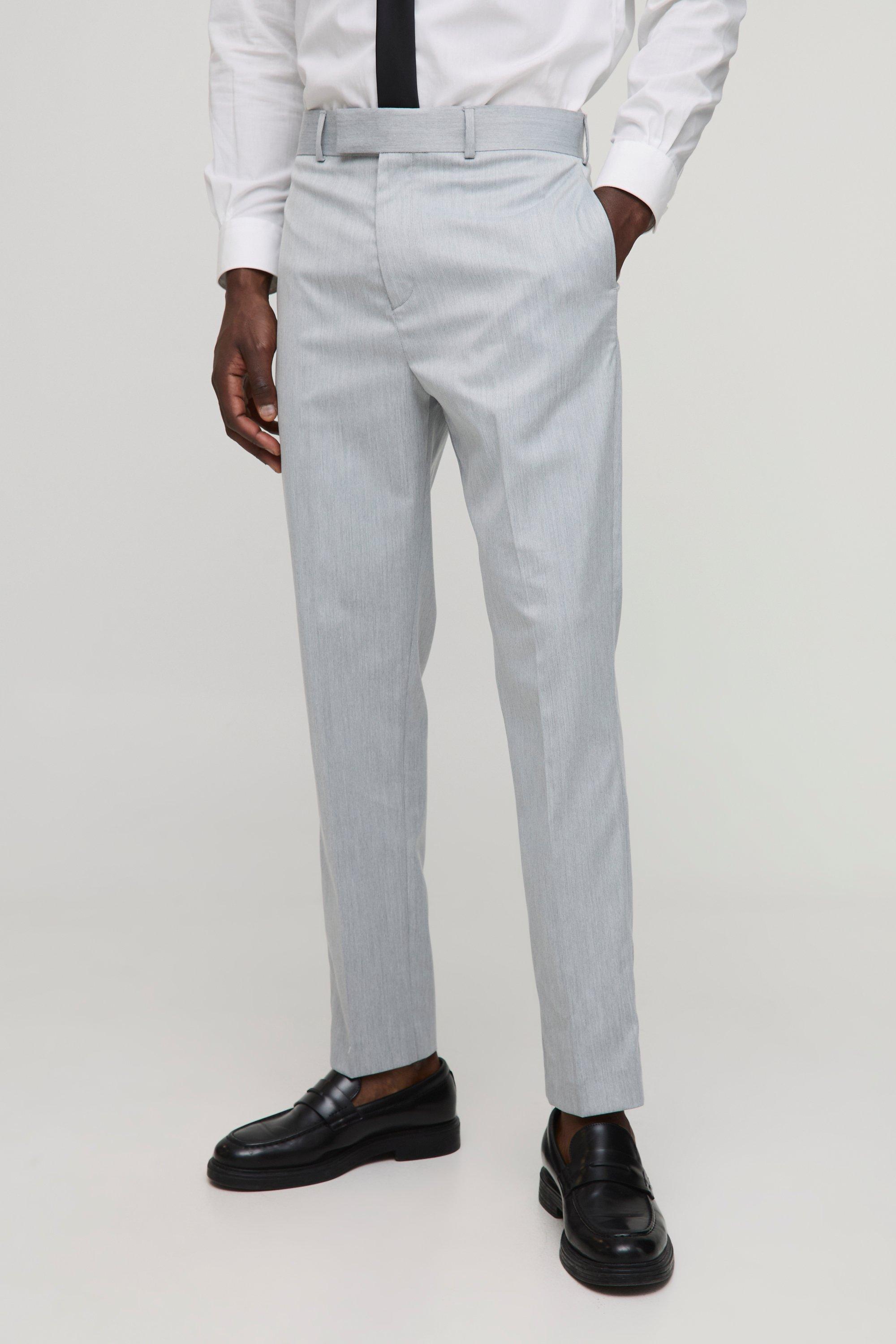 Tapered Fit Crease Front Tailored Trouser